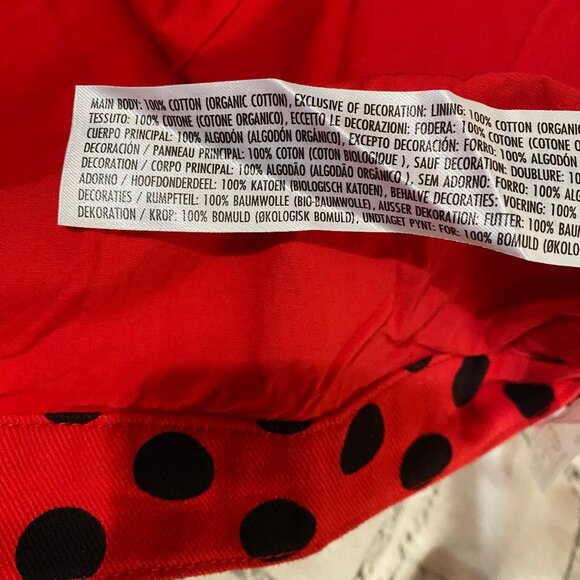 Disney Minnie Mouse Polka Dot Jean Jacket XL - Picture 7 of 9